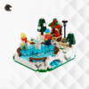 40416 Lego Ice Skating Rink Pista di Pattinaggio sul Ghiaccio - Limited Edition - immagine 2